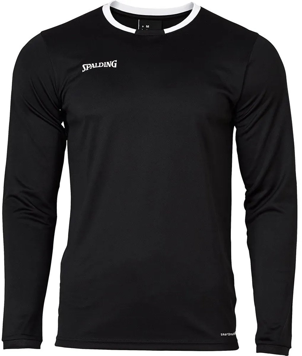 Spalding Training T-shirt Met Lange Mouwen Zwart S Man