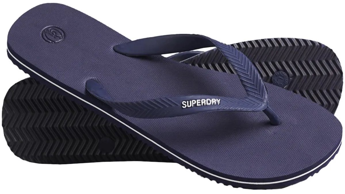 Superdry Vintage Classic Slippers Man Marineblauw