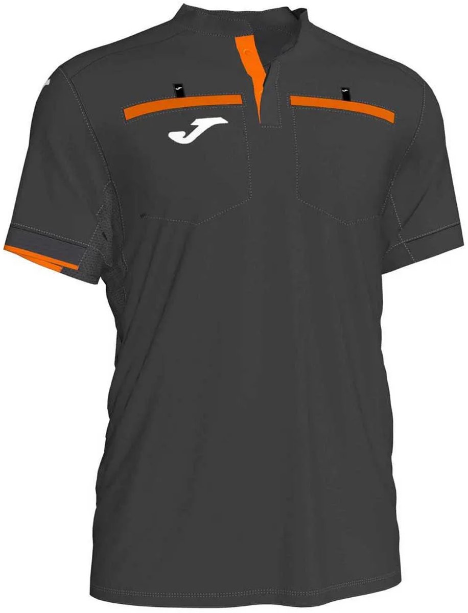 Joma Referee T-shirt Met Korte Mouwen Grijs XL Man