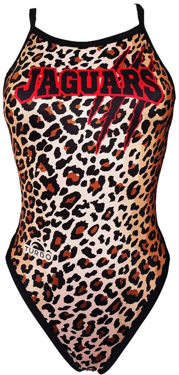Turbo Leo Print Zwemkleding Zwart S Vrouw Black