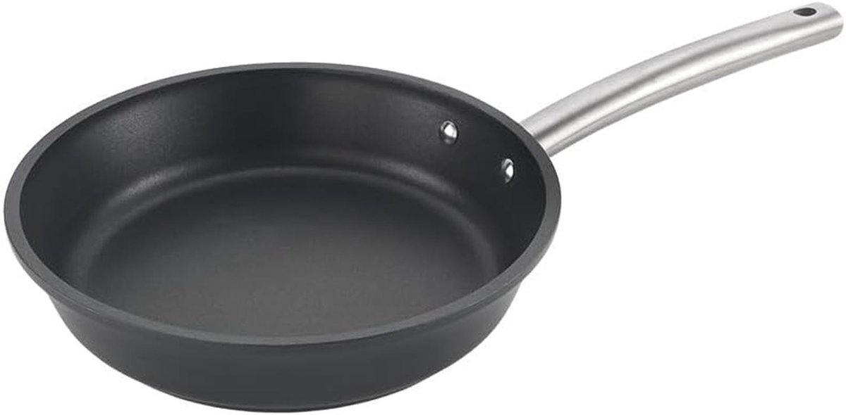 22 cm gesmede aluminium koekenpan met antiaanbaklaag