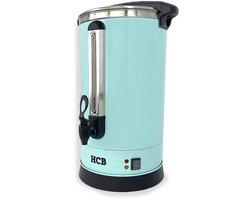 HCB® - Professionele Horeca Percolator - 20,5 liter - 135 kopjes - 230V - RVS / INOX Perculator - Elektrisch koffiezetapparaat - Volautomatische koffiemachine - 33x37x56 cm (DxBxH) - 3.40 kg - 1360