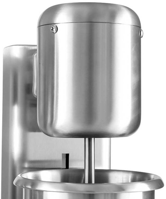 HCB® - Professionele Horeca Milkshakemixer - dubbel - 2 x 750 ml - RVS / INOX Milkshakemaker - 17x35x52 cm (DxBxH) - 6 kg - 9870 van HCB — afbeelding 2