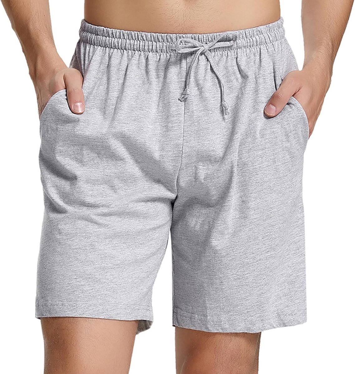Comfortabele Katoenen Pyjamabroek Kort voor Heren - Zomer Nachtkleding