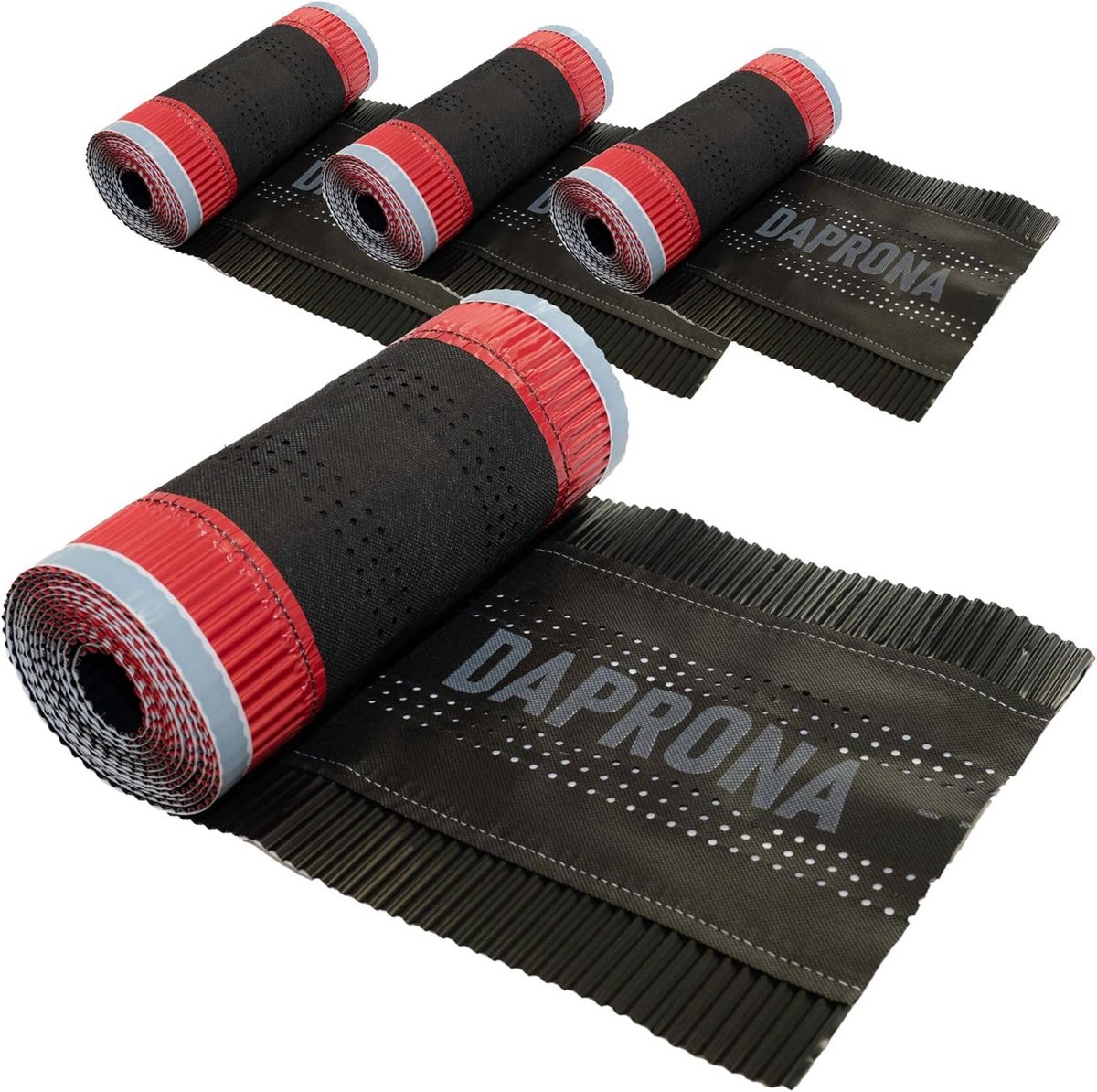 Ventilatie Nokrol Aluminium Zwart 4 Rollen 320mm x 5m - Super Ventilatie en Waterdicht Dak