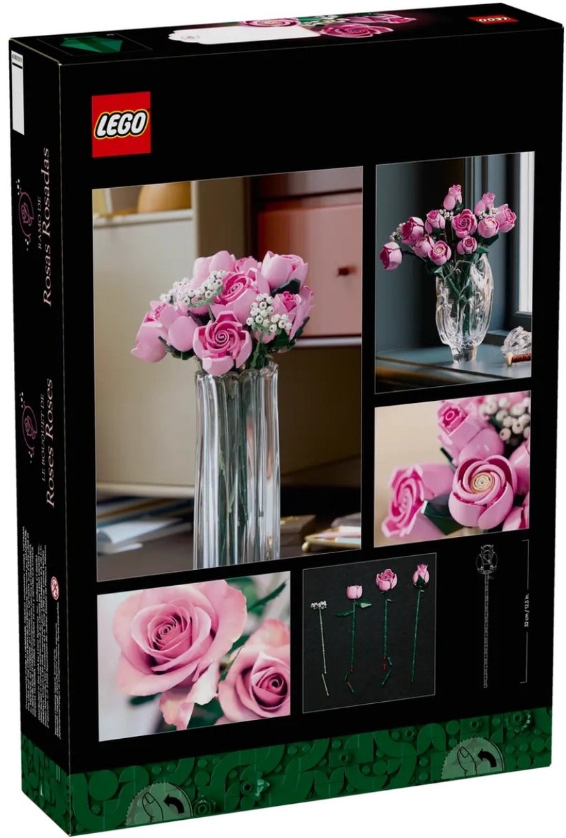 LEGO Botanicals Roze Rozenboeket - 10374 — afbeelding 17