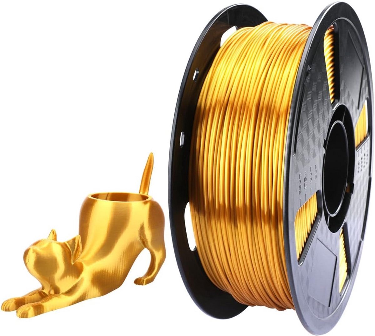 Flexibel Gouden TPU 3D Printer Filament 1.75mm 1kg - Zijdezacht en Sterk Printmateriaal