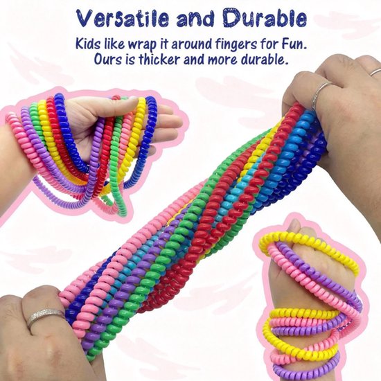 OUYLAF Bijtketting Kauwketting - spoel armband - Kauwketting Kind - zintuiglijk speelgoed - Decompressie speelgoed - Oraal sensorisch kauwspeelgoed - 16pcs van Merkloos — afbeelding 4