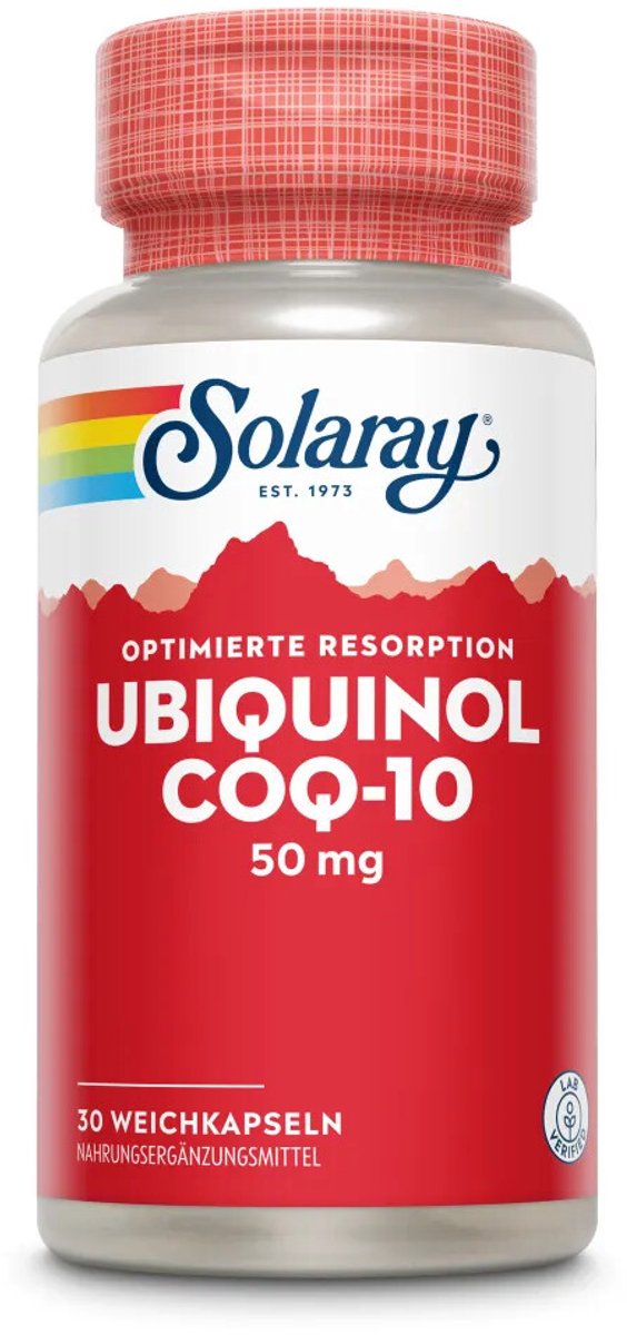 Solaray - Ubiquinol CoQ10 50 mg - 2 x 30 capsules - Voordeelverpakking