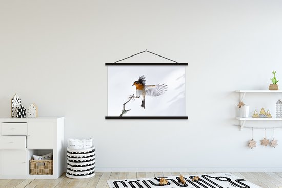 Affiche textielposter gros plan lattes noires 150x100 cm - Tirage photo sur plaque scolaire (décoration murale salon / chambre)