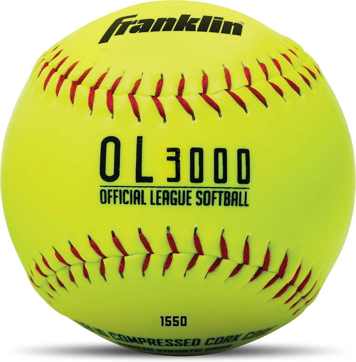Officiële 12 Inch Softbal voor Fastpitch Wedstrijden - Hoogwaardige Gele Bal