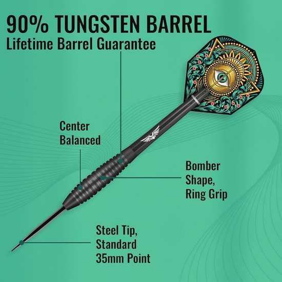 Dartpijlen 90% Tungsten 26 Gram - Professionele Dartpijlen voor Precisie en Controle van Merkloos — afbeelding 4