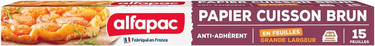 Natuurlijk Bakpapier 15 Vellen - 2 Verpakkingen