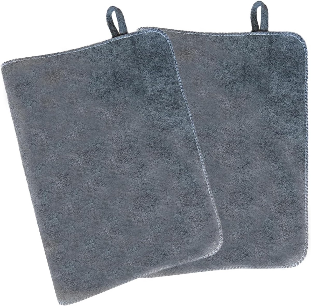 Vilt Saunamat Set van 2 - Absorberend en Warmte-Isolerend voor Thuis Sauna en Wellness