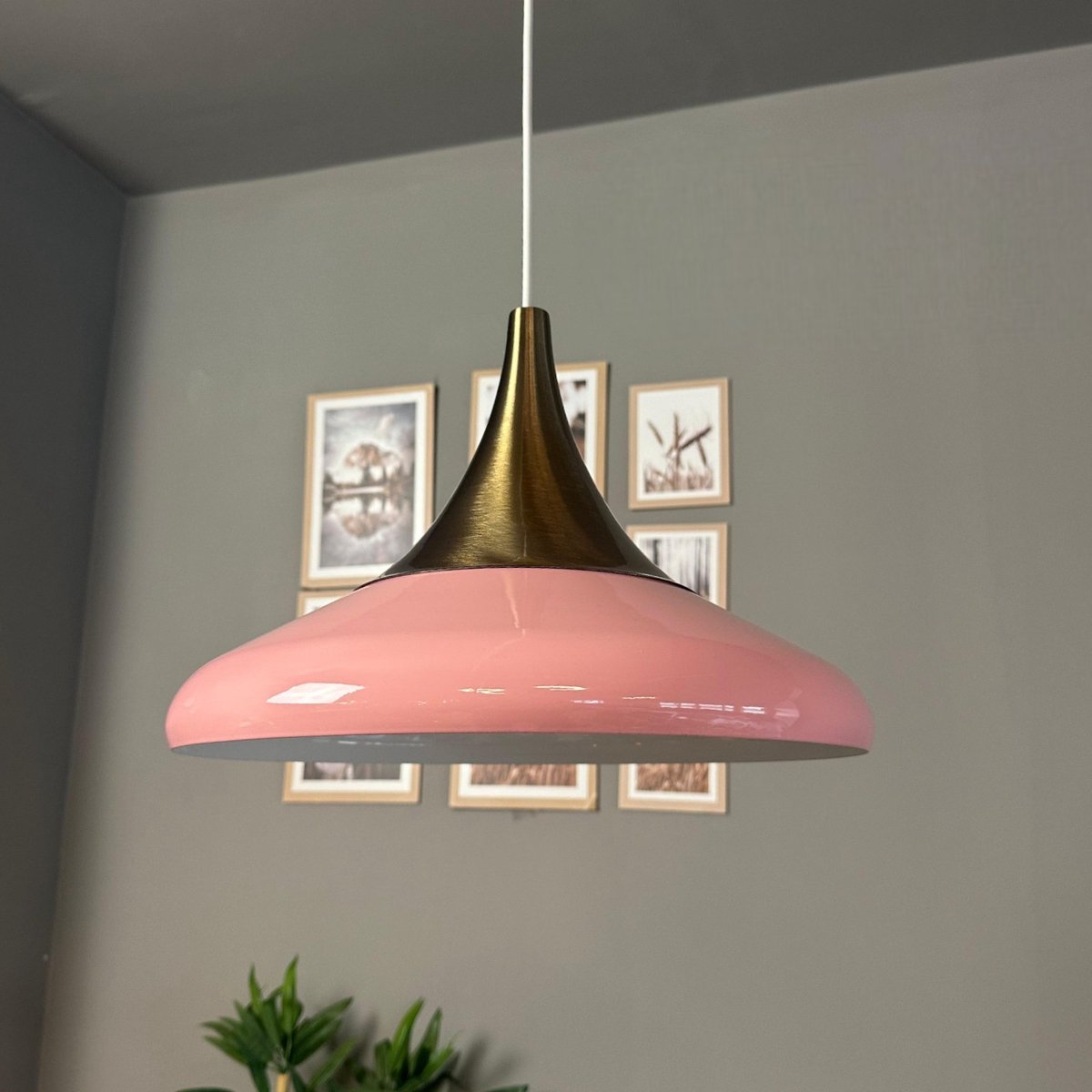 Bamyum Paladin Hanglamp Industrieel Metaal Ø35 cm, Vintage Hanglamp, E27 Pendellamp