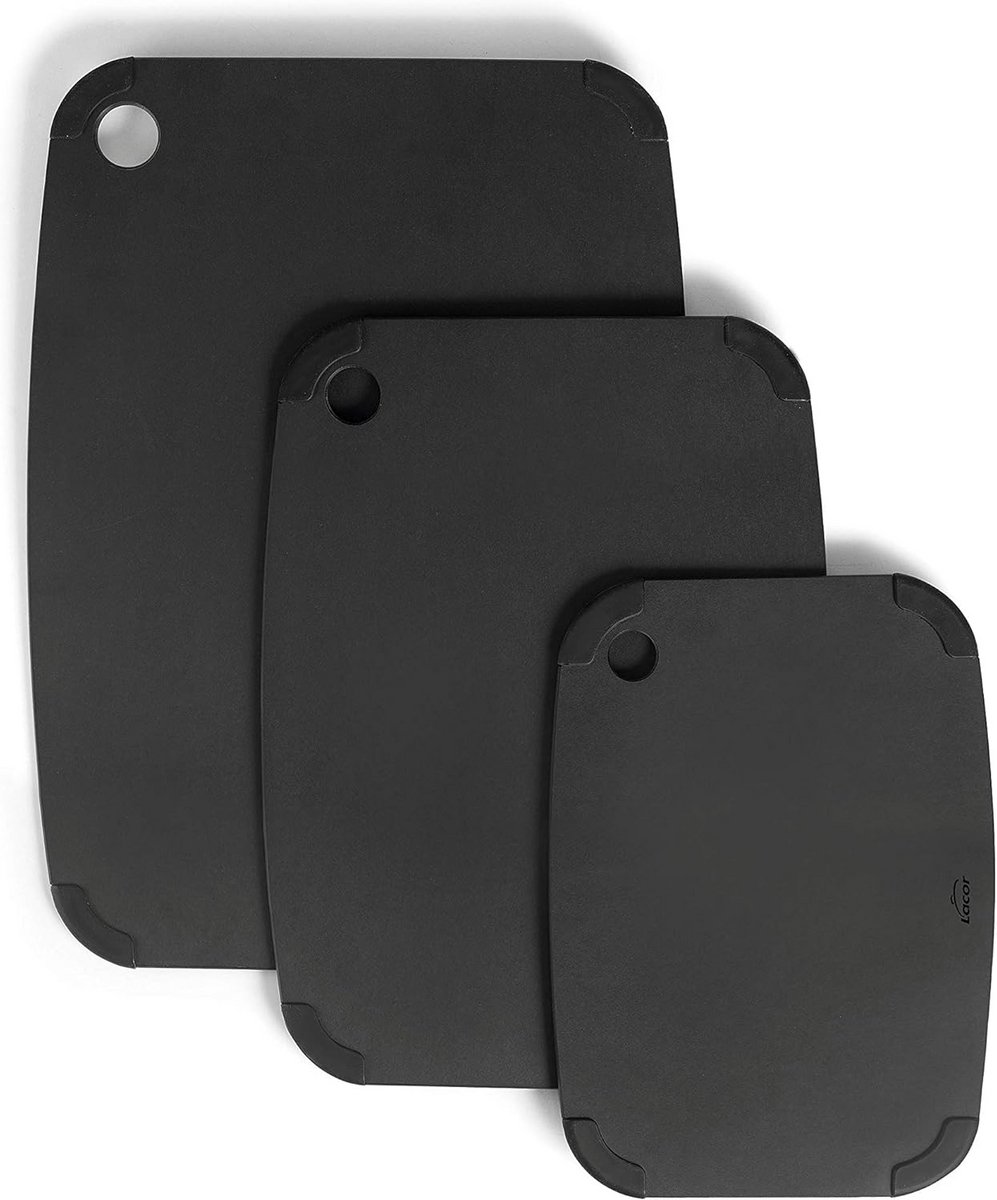 Zwarte Snijplank 30x21,5 cm - Antibacterieel en Omkeerbaar