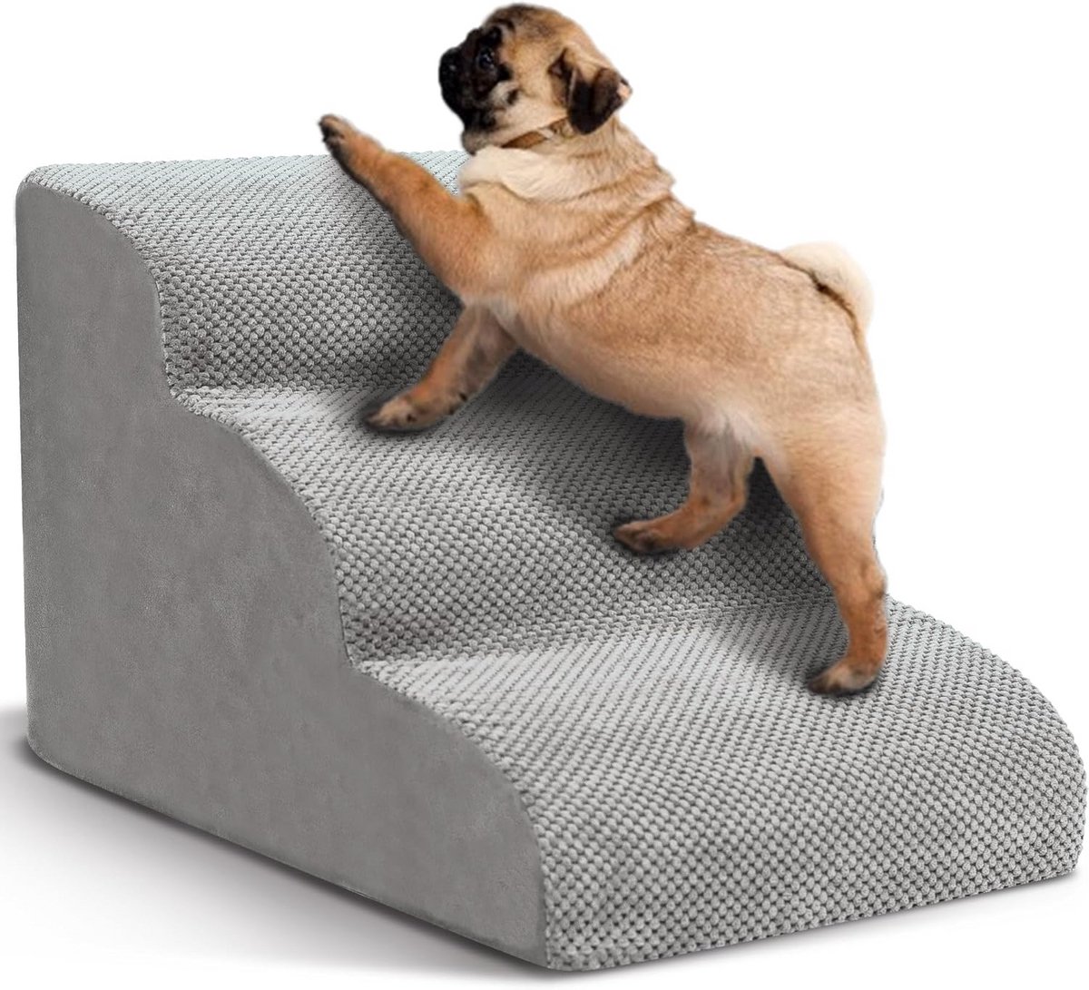 Hondentrap voor kleine honden - Antislip hondenladder van hoogwaardig schuim