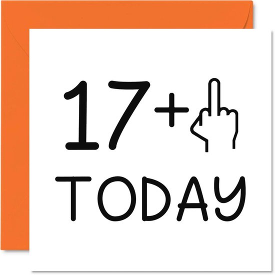 Grappige verjaardagskaart voor 18e verjaardag - Onbeleefde humor voor ...