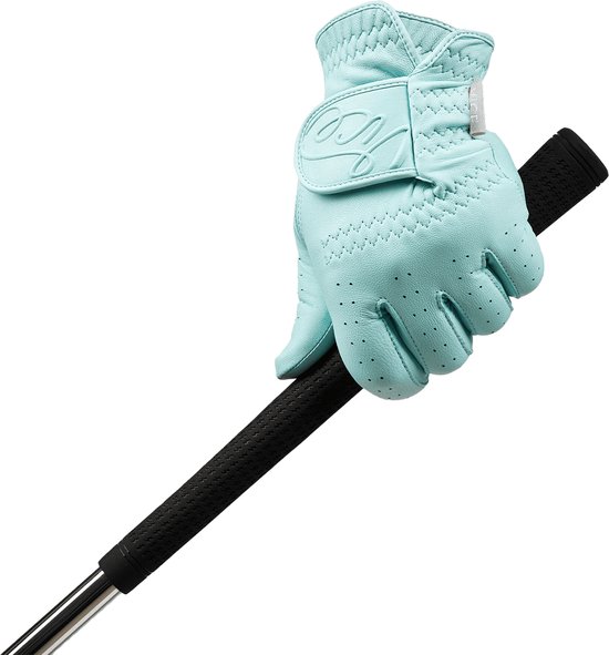 Vice Golf Pure Dames Golfhandschoen - Rechterhand - Maat S - Lichtblauw - Premium Lamsleer - Optimale Grip & Comfort van Merkloos — afbeelding 2