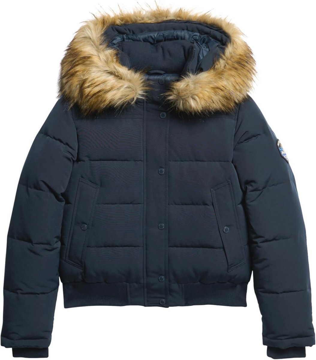 Vrouwen Bomber Jacket met Capuchon