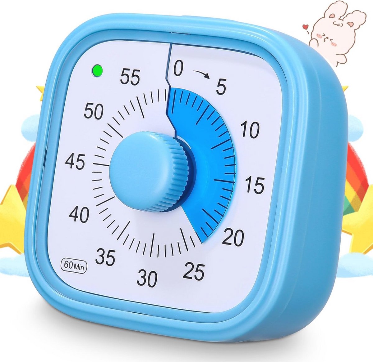 Visuele countdown-timer voor kinderen en volwassenen - 60 minuten