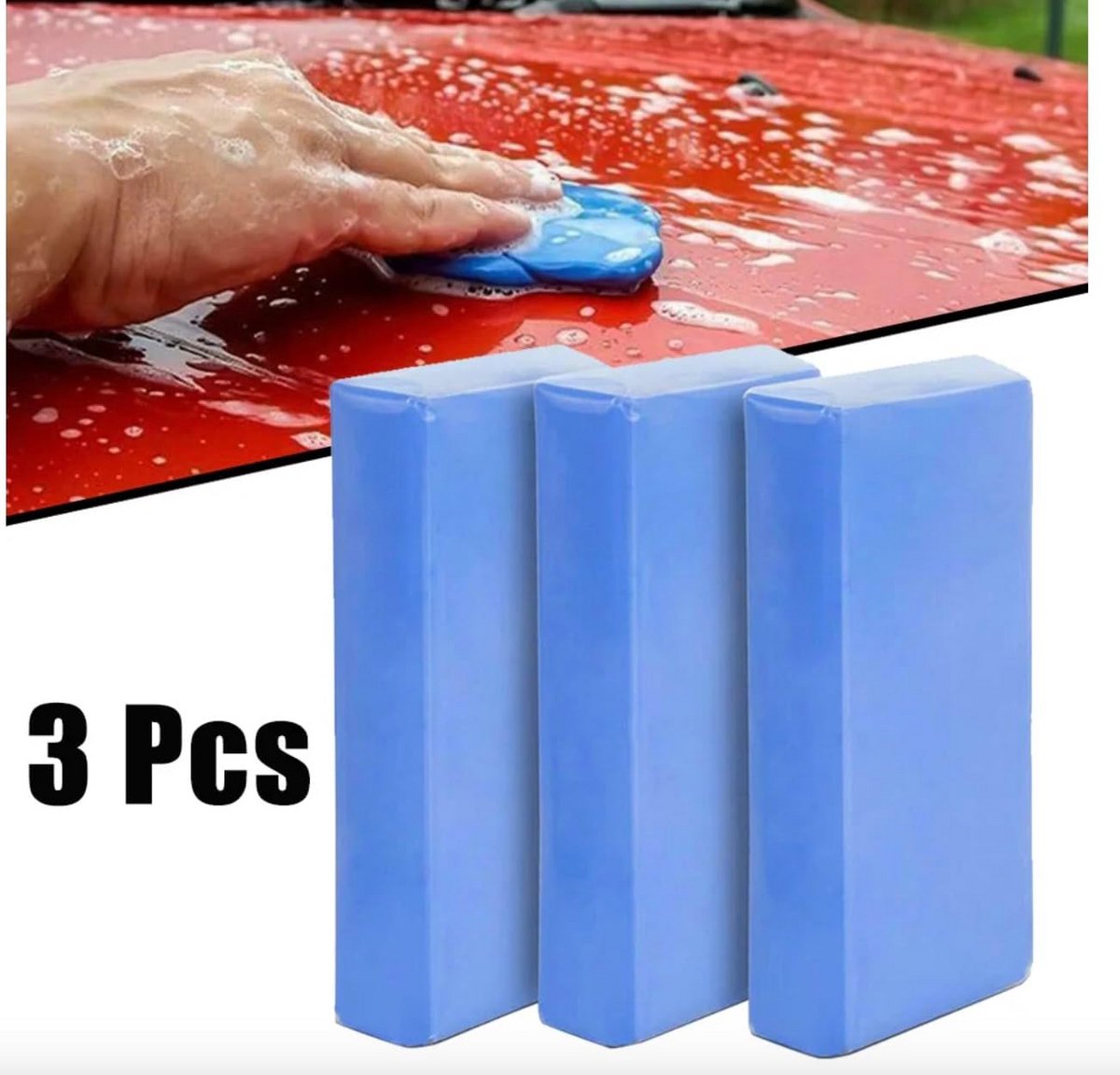 Professionele lakreinigingsklei set voor auto detailering - 3 stuks 100 g