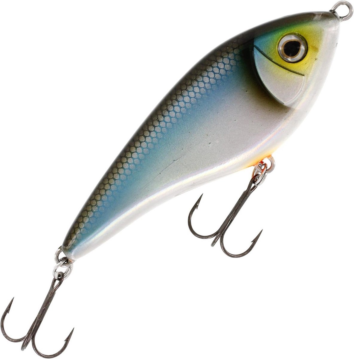 Zinkende Jerkbait Wobbler voor Snoek, Snoekbaars en Baars - 12cm - Blueback Herring