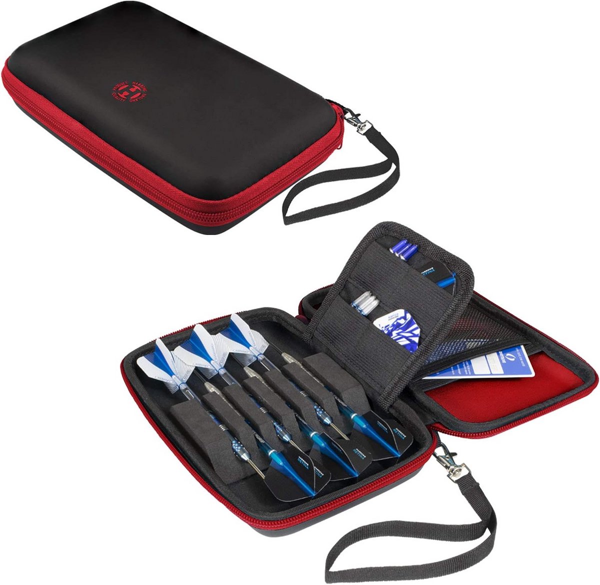 Dartskoffer voor 6 Darts - Professionele Dartaccessoires met Beschermend EVA Materiaal