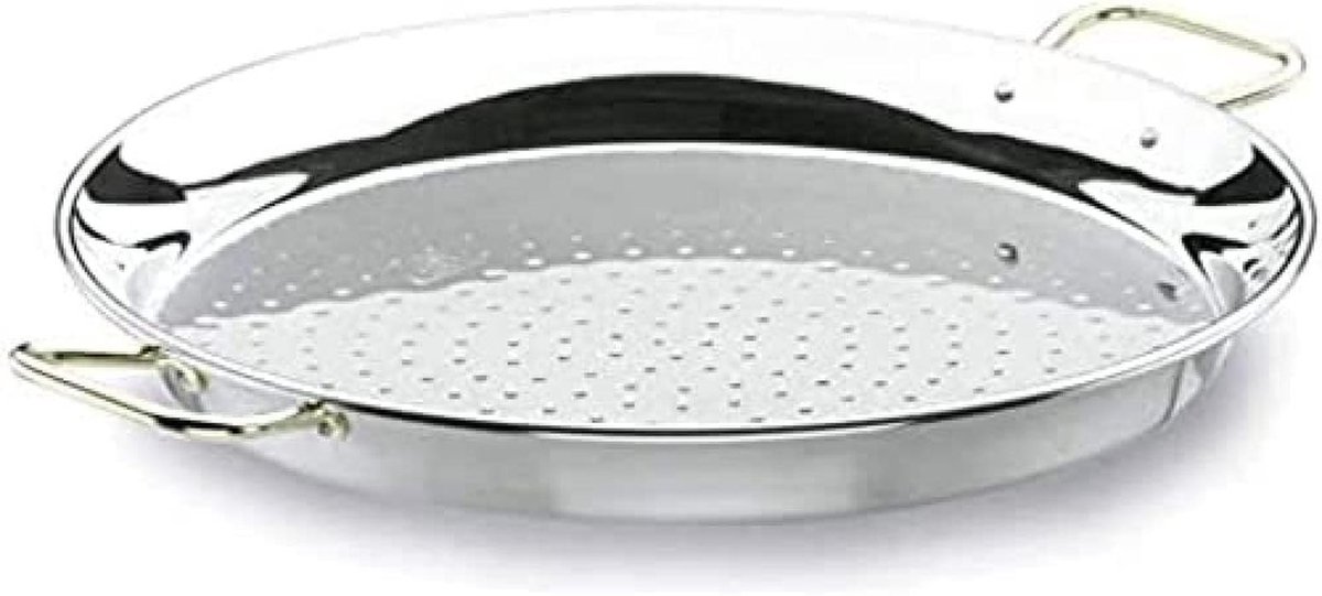 Paella Pan Roestvrij Staal 46 cm