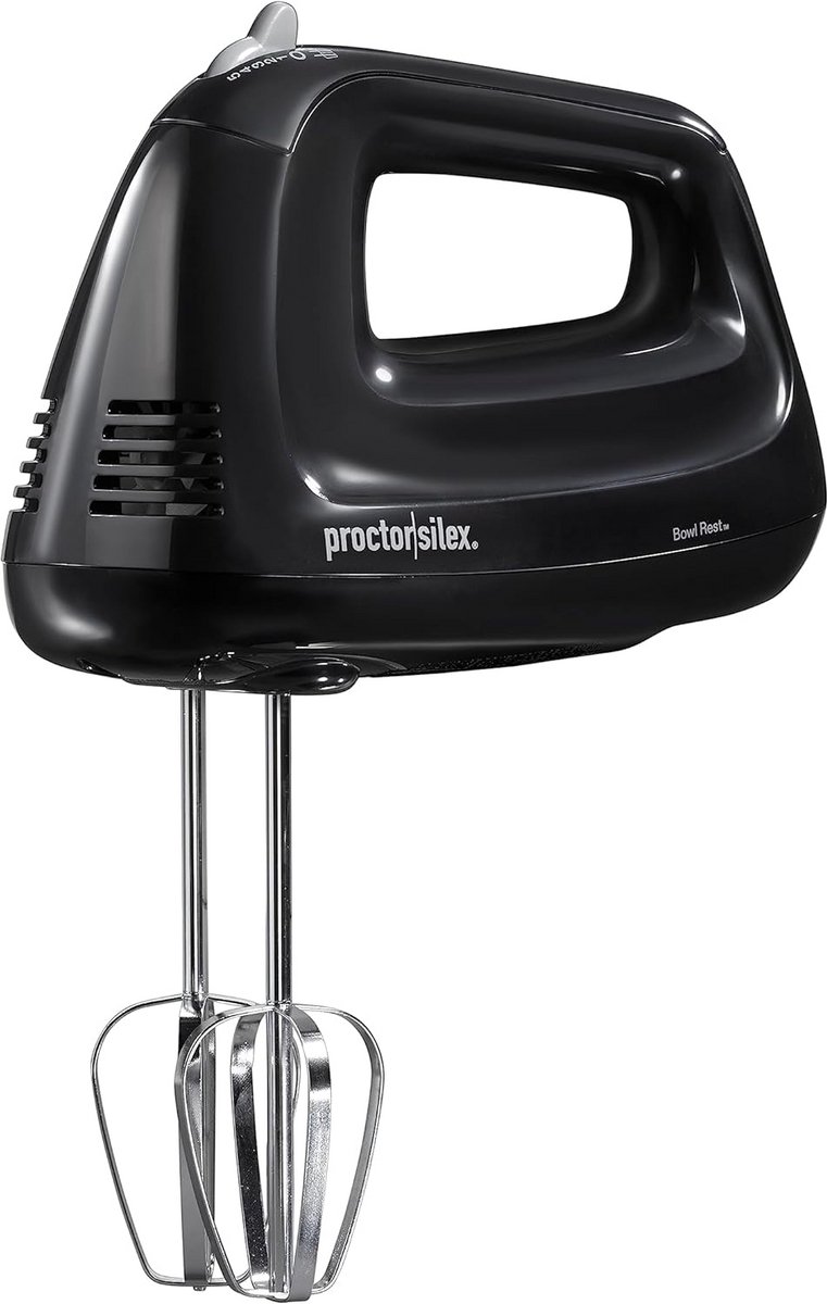 Elektrische Handmixer met 5 Versnellingen en Komsteun - Compact en Licht - 215 Watt