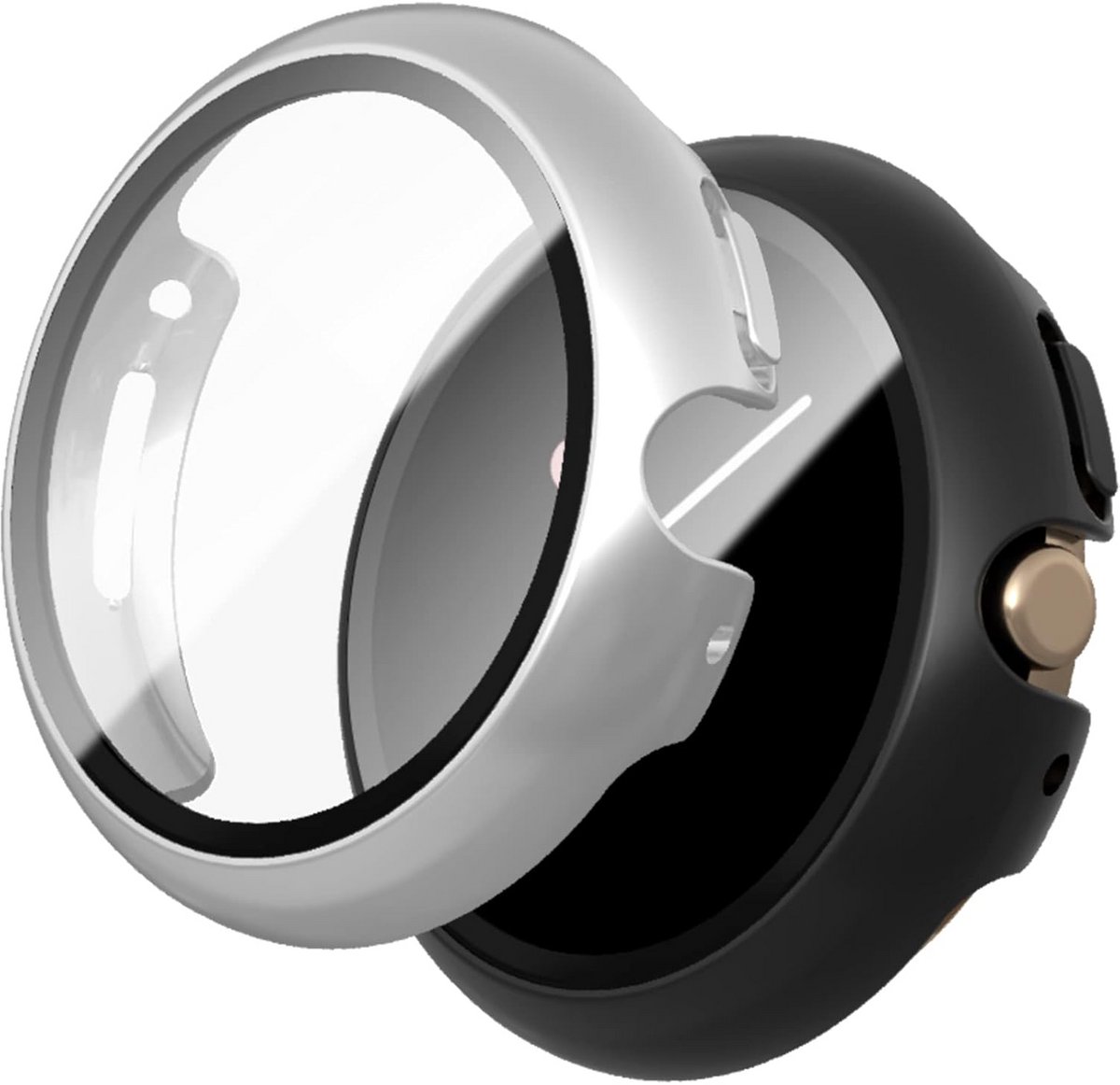 Compatibele Beschermhoes en Schermbeschermer voor Google Pixel Watch 2 - 2 Stuks