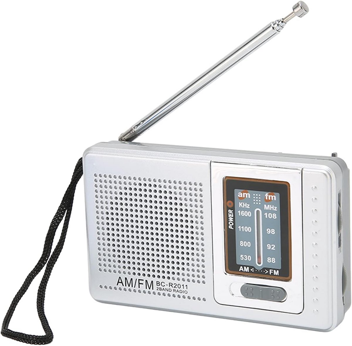 Draagbare AM/FM Radio met Ingebouwde Luidspreker voor Buiten en Noodgevallen