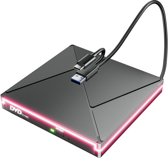 Afterplug Zelfklevende Laptoptas – 2 Vakken – Roze – Voor SSD, Magic Mouse, Kabels & Accessoires – 3M Plakband