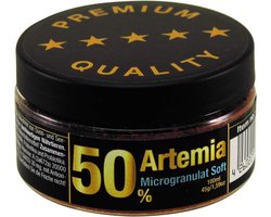 Visvoer voor Groei en Kleurpracht, 50% Artemia, Softgranulaat voor Aquariums, Kweek- en Garnalenvoer