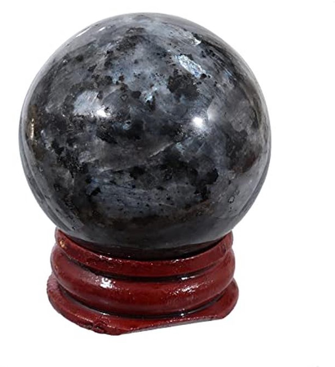 Helende Kristallen Bol 40 mm - Feng Shui Decoratie met Houten Stand