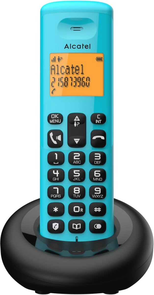 Draadloze DECT-telefoon met groot display, handsfree functie en oproepblokkeer