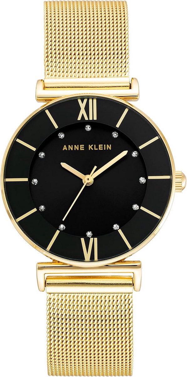 Glitter Accent Mesh Bracelet Watch for Women