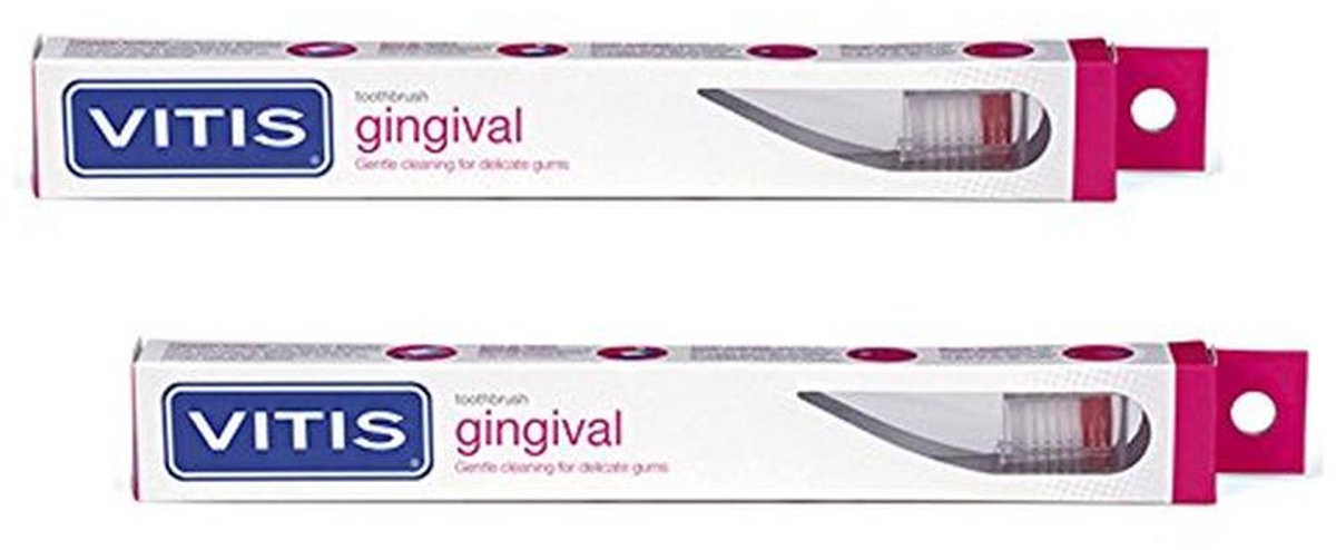 Tandenborstel voor gevoelige tanden - 2-pack met ergonomisch handvat