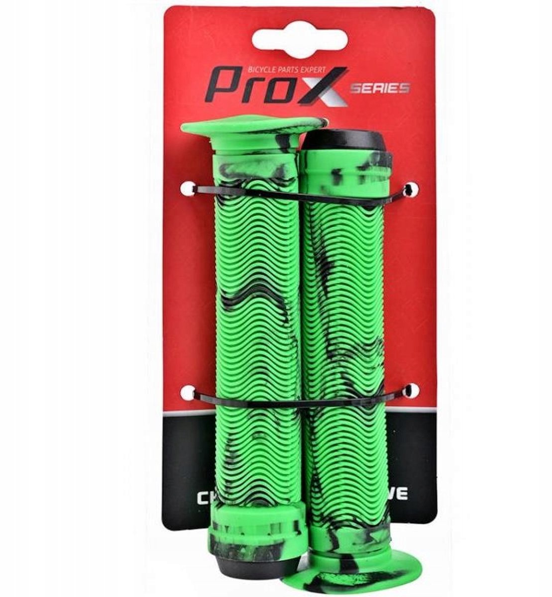 PROX GP-75H BMX Handvatten Groen 150mm met Hoge Flens