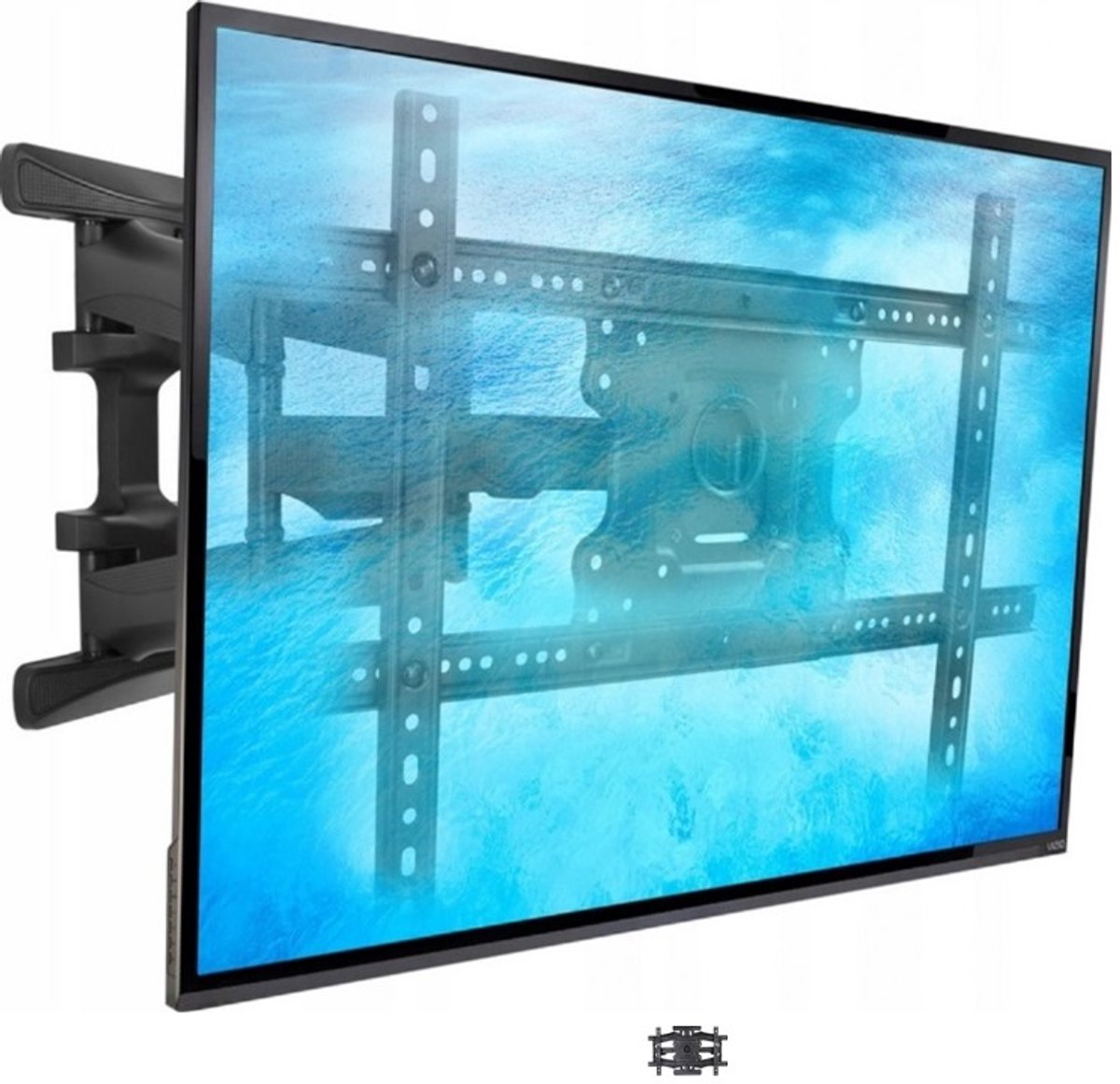 Draaibare TV Muurbeugel voor TCL 55C815 - Verstelbaar & Stabiel
