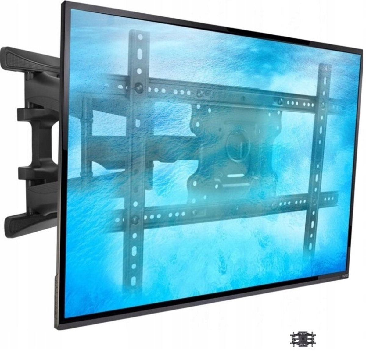 Draaibare TV-muurbeugel voor LG OLED 55EG9A7V - Verstelbaar & Stabiel