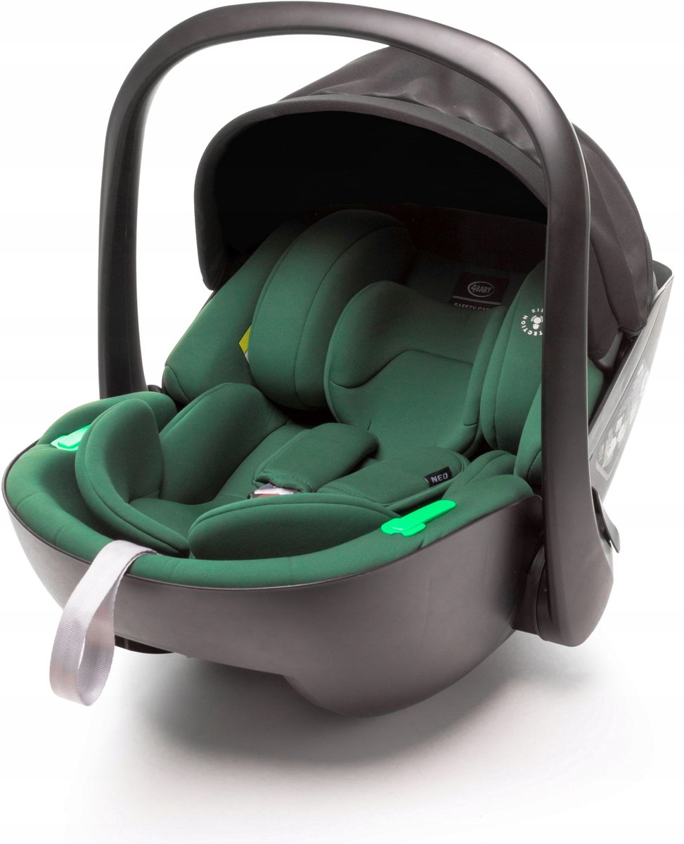 4BABY Neo i-Size Autostoeltje 40-87cm, 0-13kg, RWF, inclusief kleine kussens