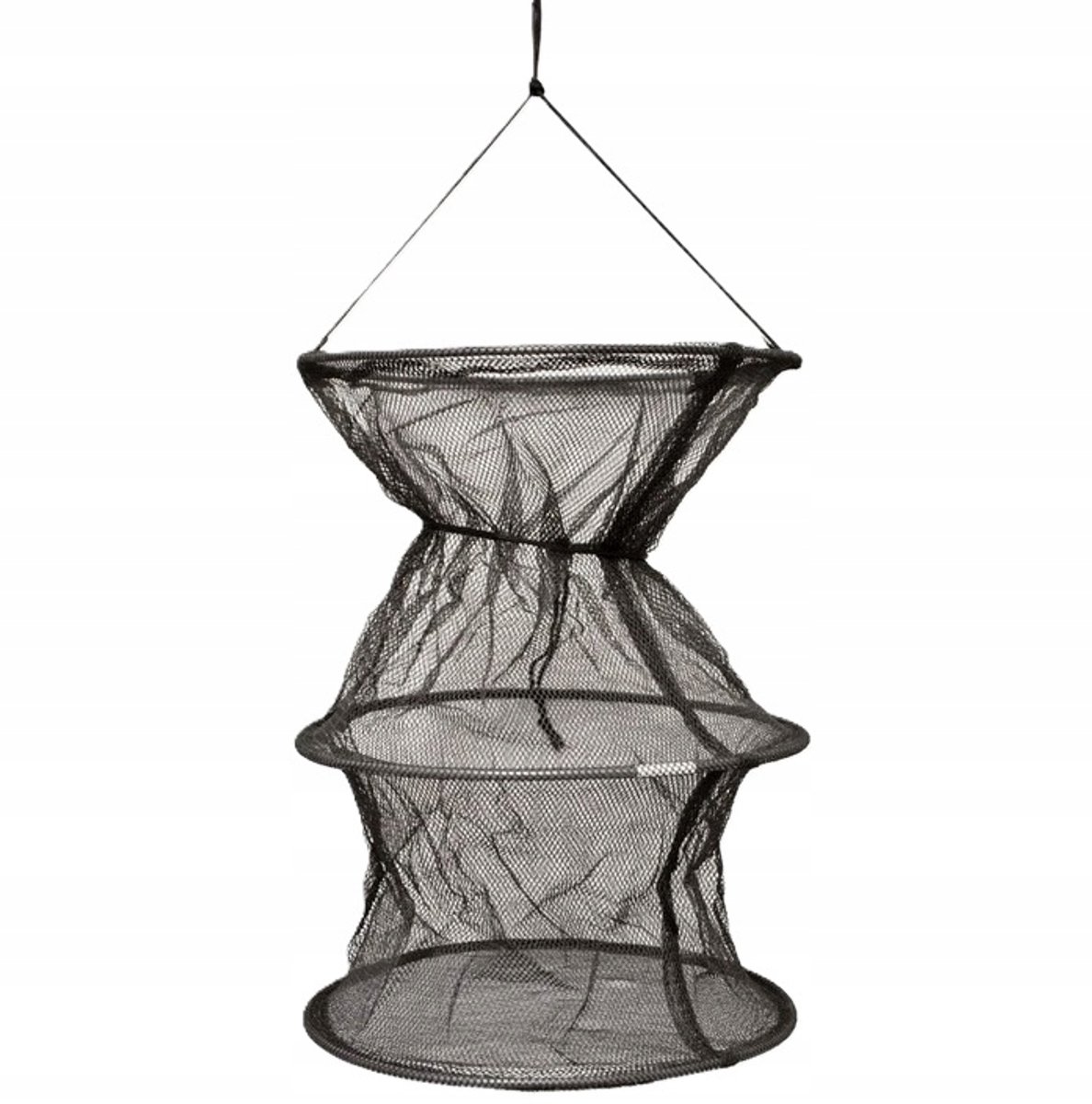 Opvouwbare Visnet 35cm x 65cm met 3 Ringen - Merkloos