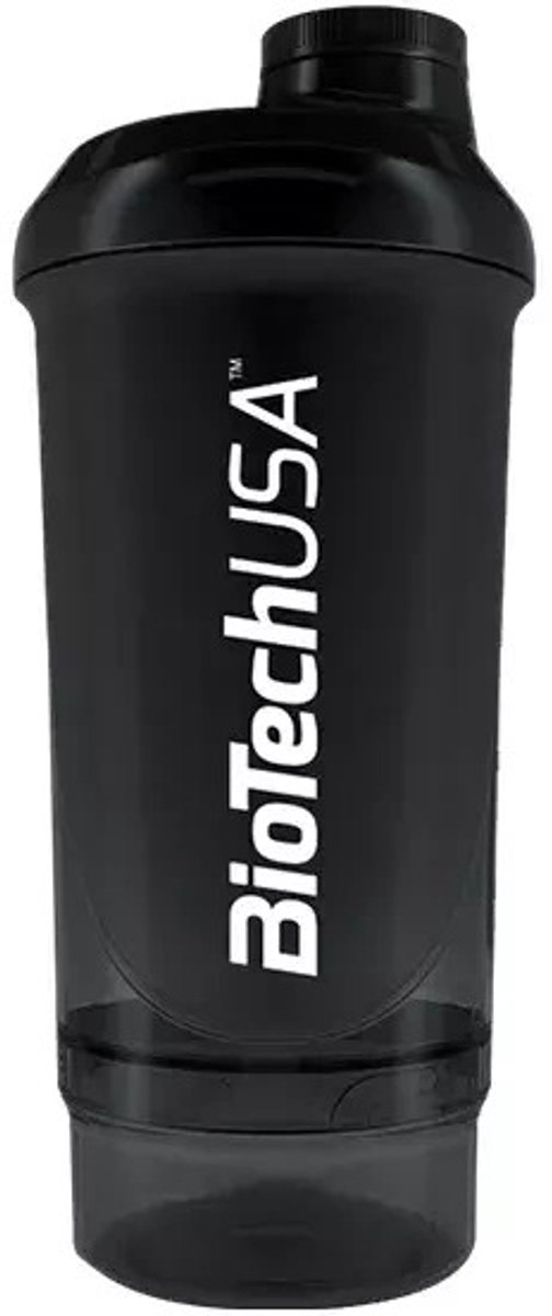 Merkloze Shaker Wave 600ml - Zwart
