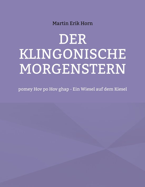 Der Klingonische Morgenstern - cover