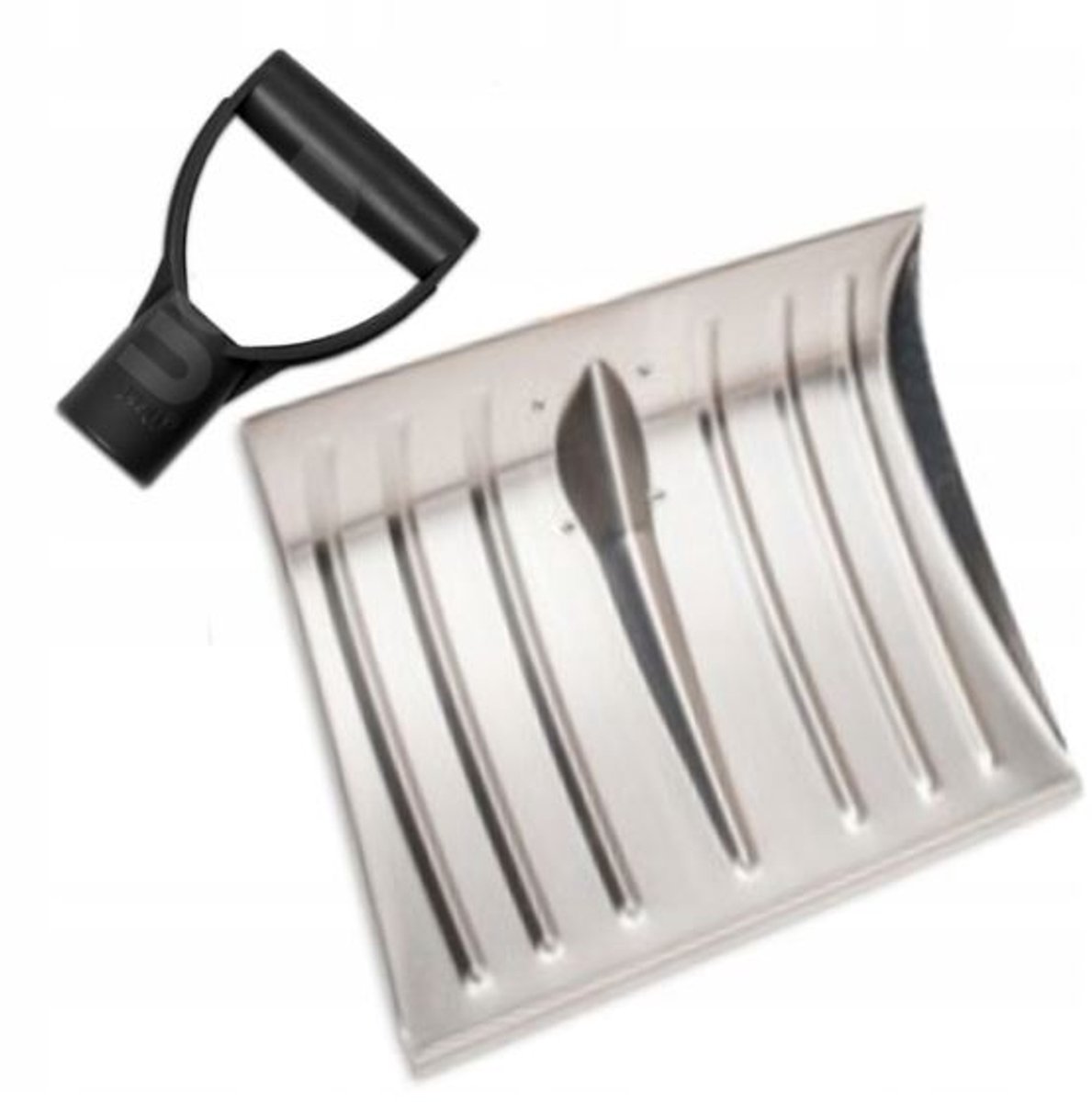 Aluminium sneeuwschop 50 cm met handvat, zonder steel