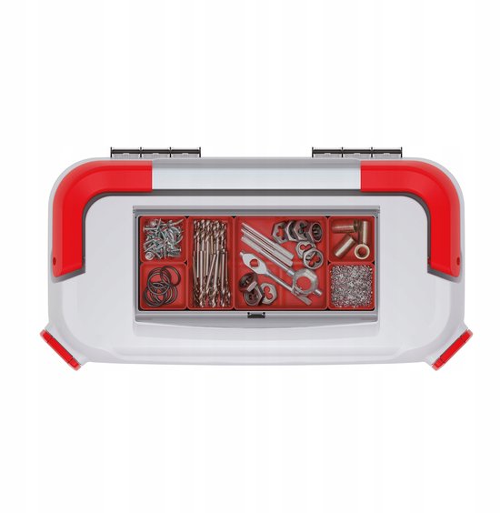 Kistenberg C Block Tool Trolley Black and Red