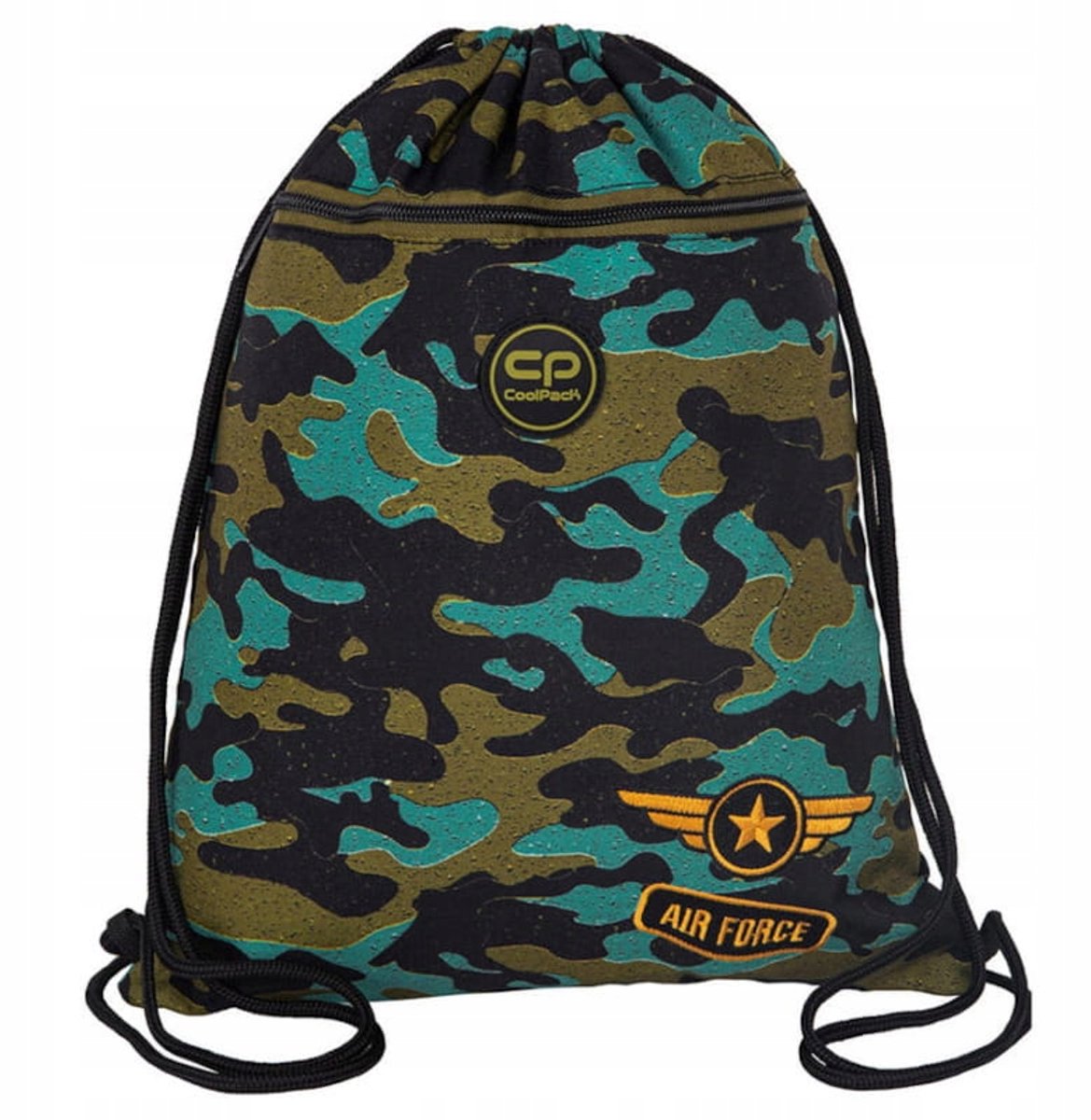 CoolPack Vert Sporttas Gymtas Schoentas Air Force Waterdicht