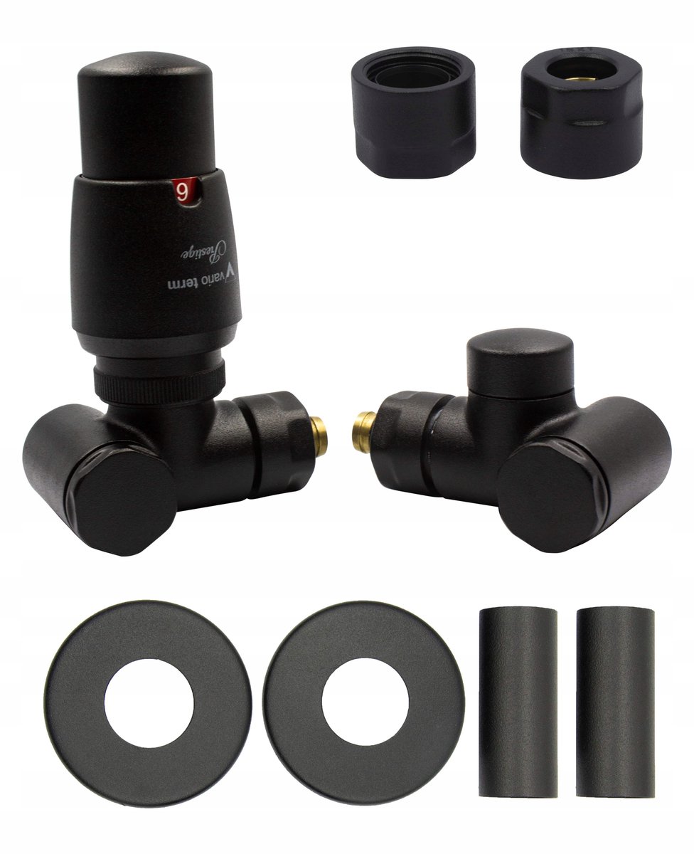 Vario-Term Integra Thermostatische Radiatorafsluiter Zwart Cu
