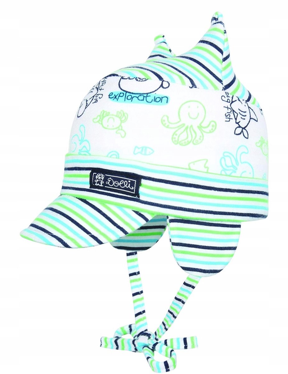 Döll Kinder Muts Maat 39 - Blauw